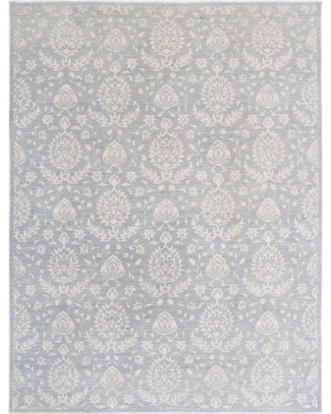 Artemix 9' 0" X 11' 11" Hand Knotted Wool Rug 9' 0" X 11' 11" (274 X 363) / Blue / Wool