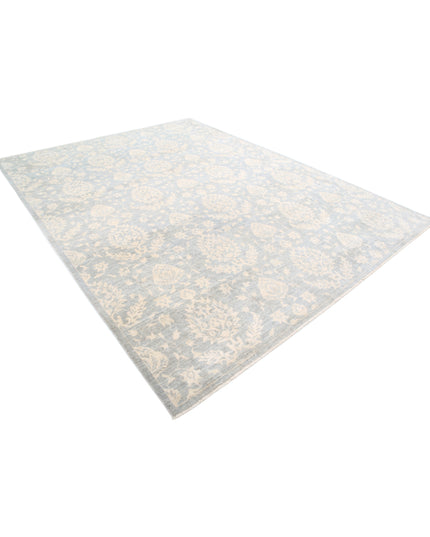 Artemix 8' 11" X 11' 6" Hand Knotted Wool Rug 8' 11" X 11' 6" (272 X 351) / Grey / Wool