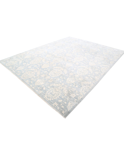 Artemix 8' 11" X 11' 6" Hand Knotted Wool Rug 8' 11" X 11' 6" (272 X 351) / Grey / Wool