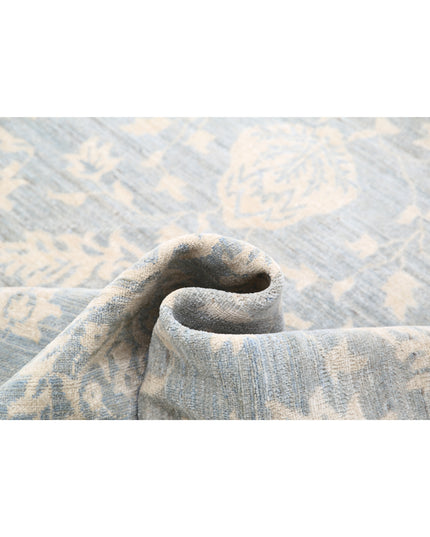 Artemix 8' 11" X 11' 6" Hand Knotted Wool Rug 8' 11" X 11' 6" (272 X 351) / Grey / Wool