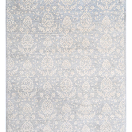 Artemix 8' 11" X 11' 6" Hand Knotted Wool Rug 8' 11" X 11' 6" (272 X 351) / Grey / Wool