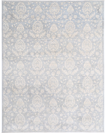 Artemix 8' 11" X 11' 6" Hand Knotted Wool Rug 8' 11" X 11' 6" (272 X 351) / Grey / Wool