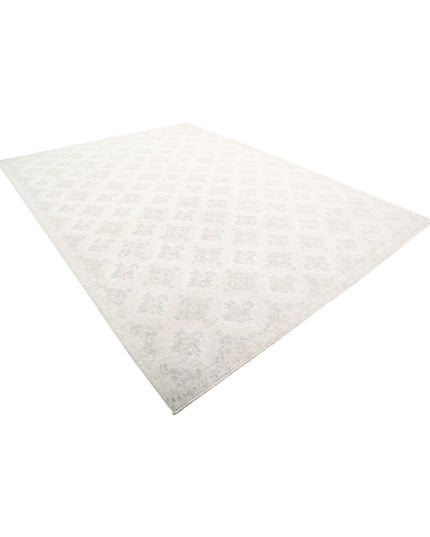 Artemix 9' 1" X 12' 3" Hand Knotted Wool Rug 9' 1" X 12' 3" (277 X 373) / Ivory / Wool