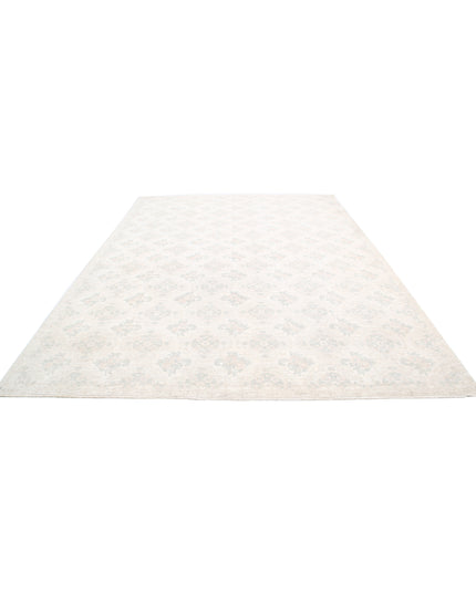 Artemix 9' 1" X 12' 3" Hand Knotted Wool Rug 9' 1" X 12' 3" (277 X 373) / Ivory / Wool