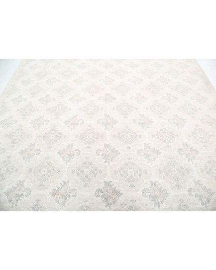 Artemix 9' 1" X 12' 3" Hand Knotted Wool Rug 9' 1" X 12' 3" (277 X 373) / Ivory / Wool