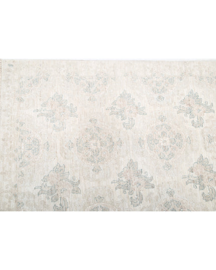 Artemix 9' 1" X 12' 3" Hand Knotted Wool Rug 9' 1" X 12' 3" (277 X 373) / Ivory / Wool