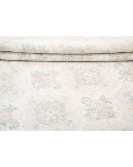 Artemix 9' 1" X 12' 3" Hand Knotted Wool Rug 9' 1" X 12' 3" (277 X 373) / Ivory / Wool