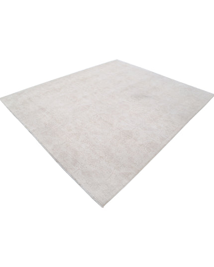 Artemix 7' 11" X 9' 5" Hand Knotted Wool Rug 7' 11" X 9' 5" (241 X 287) / Ivory / Wool