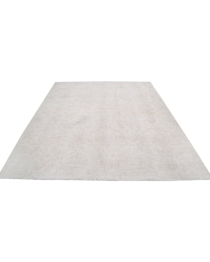 Artemix 7' 11" X 9' 5" Hand Knotted Wool Rug 7' 11" X 9' 5" (241 X 287) / Ivory / Wool