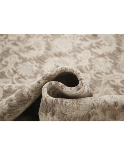 Artemix 10' 7" X 14' 8" Hand Knotted Wool Rug 10' 7" X 14' 8" (322 X 447) / Brown / Wool