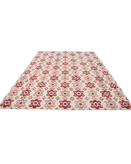 Artemix 8' 9" X 11' 3" Hand Knotted Wool Rug 8' 9" X 11' 3" (267 X 343) / Ivory / Wool