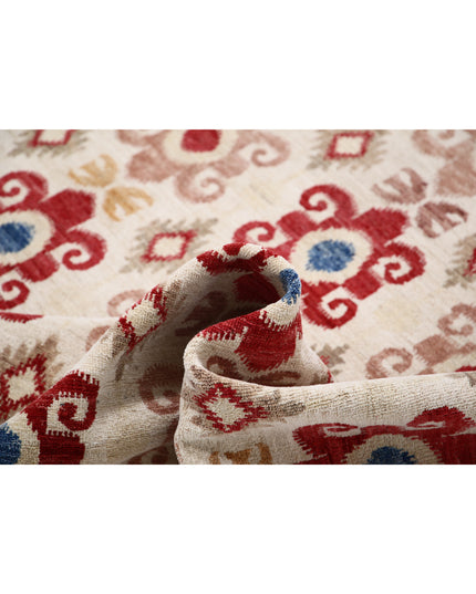 Artemix 8' 9" X 11' 3" Hand Knotted Wool Rug 8' 9" X 11' 3" (267 X 343) / Ivory / Wool