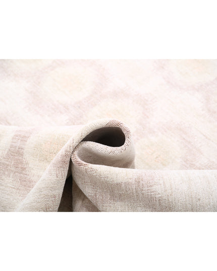 Artemix 6' 1" X 8' 7" Hand Knotted Wool Rug 6' 1" X 8' 7" (185 X 262) / Ivory / Wool