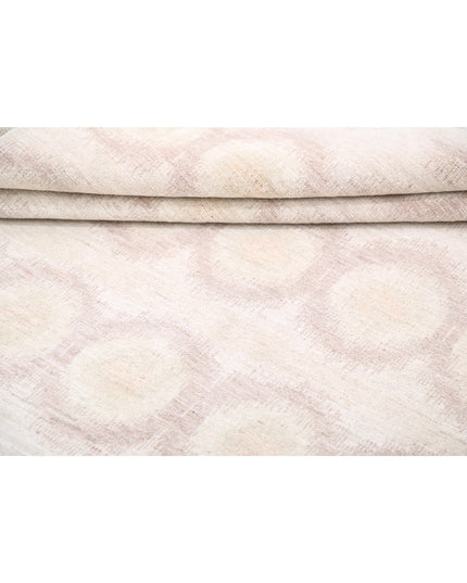 Artemix 6' 1" X 8' 7" Hand Knotted Wool Rug 6' 1" X 8' 7" (185 X 262) / Ivory / Wool