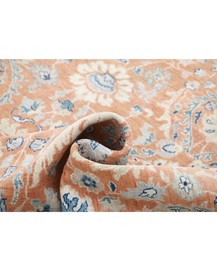 Artemix 9' 10" X 13' 6" Hand Knotted Wool Rug 9' 10" X 13' 6" (300 X 411) / Brown / Wool