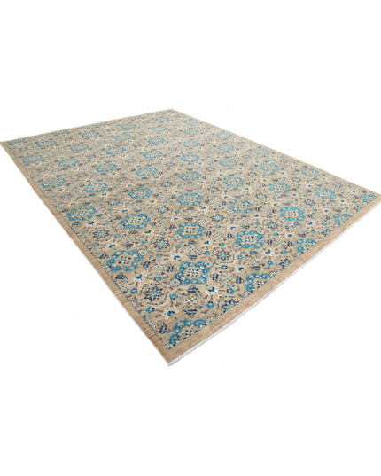 Artemix 8' 10" X 11' 7" Hand Knotted Wool Rug 8' 10" X 11' 7" (269 X 353) / Taupe / Wool
