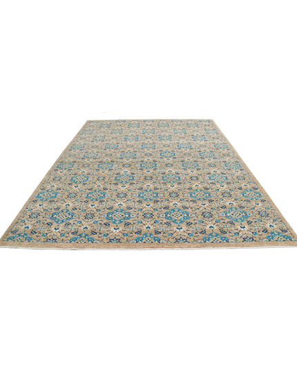 Artemix 8' 10" X 11' 7" Hand Knotted Wool Rug 8' 10" X 11' 7" (269 X 353) / Taupe / Wool