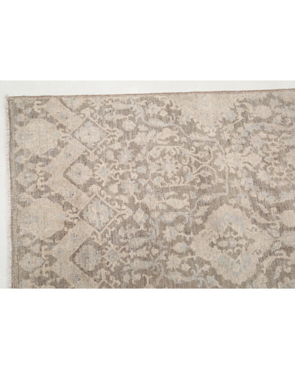 Artemix 7' 8" X 9' 4" Hand Knotted Wool Rug 7' 8" X 9' 4" (234 X 284) / Grey / Wool