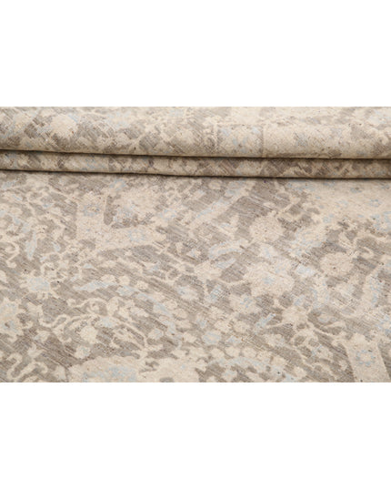 Artemix 7' 8" X 9' 4" Hand Knotted Wool Rug 7' 8" X 9' 4" (234 X 284) / Grey / Wool