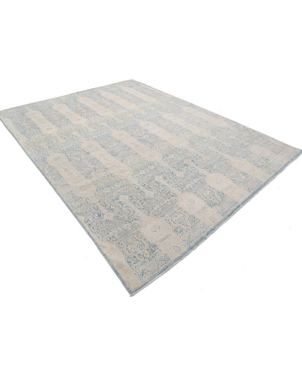 Artemix 7' 11" X 10' 4" Hand Knotted Wool Rug 7' 11" X 10' 4" (241 X 315) / Blue / Wool