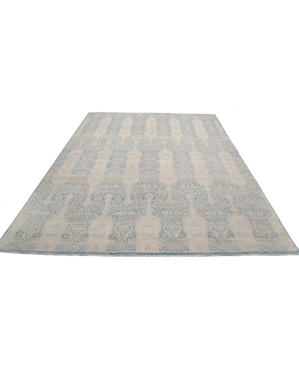 Artemix 7' 11" X 10' 4" Hand Knotted Wool Rug 7' 11" X 10' 4" (241 X 315) / Blue / Wool