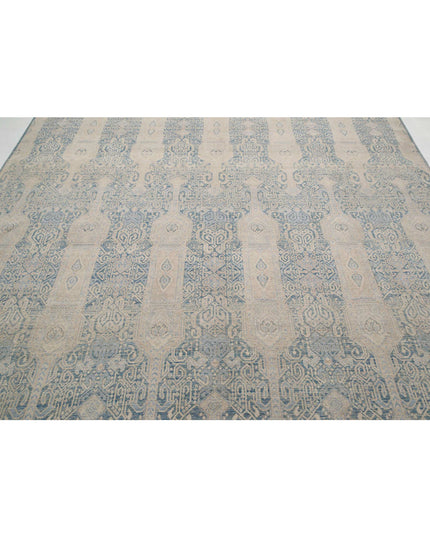 Artemix 7' 11" X 10' 4" Hand Knotted Wool Rug 7' 11" X 10' 4" (241 X 315) / Blue / Wool