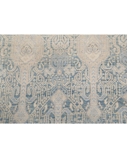 Artemix 7' 11" X 10' 4" Hand Knotted Wool Rug 7' 11" X 10' 4" (241 X 315) / Blue / Wool