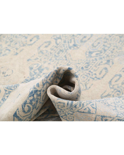 Artemix 7' 11" X 10' 4" Hand Knotted Wool Rug 7' 11" X 10' 4" (241 X 315) / Blue / Wool