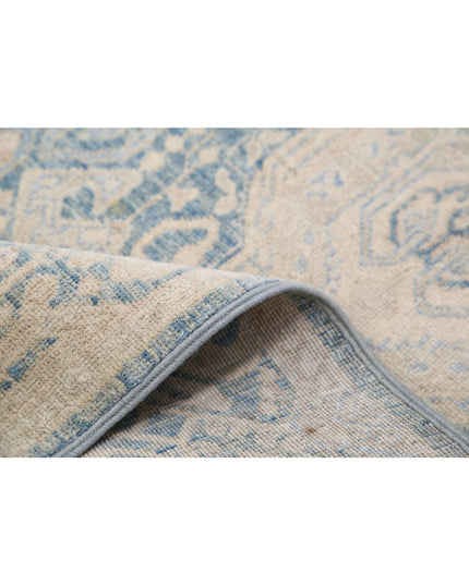 Artemix 7' 11" X 10' 4" Hand Knotted Wool Rug 7' 11" X 10' 4" (241 X 315) / Blue / Wool