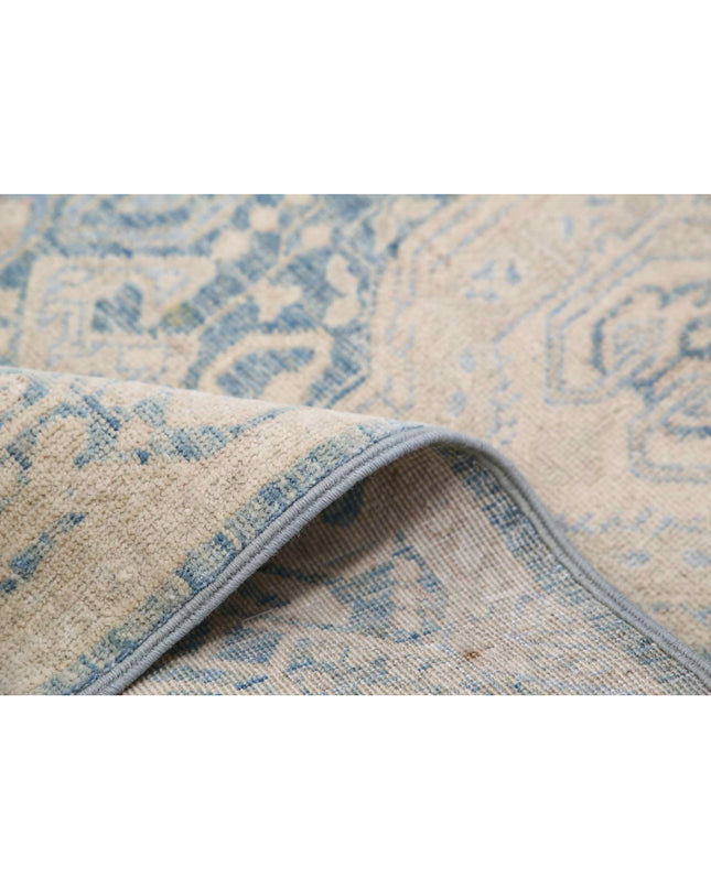 Artemix 7' 11" X 10' 4" Hand Knotted Wool Rug 7' 11" X 10' 4" (241 X 315) / Blue / Wool