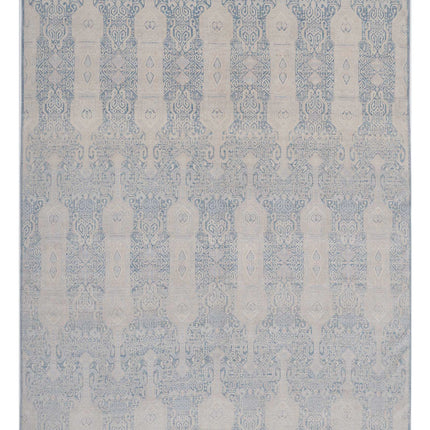 Artemix 7' 11" X 10' 4" Hand Knotted Wool Rug 7' 11" X 10' 4" (241 X 315) / Blue / Wool