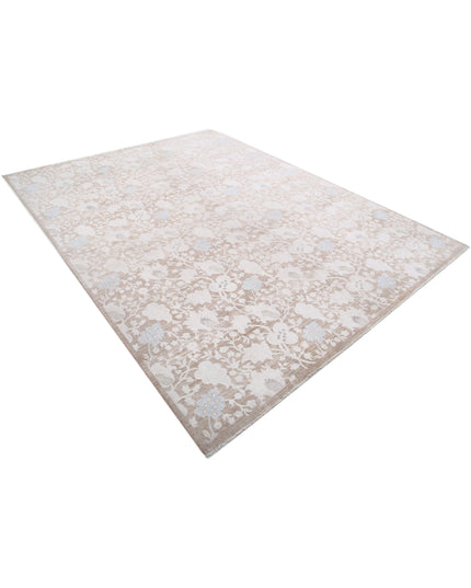 Artemix 7' 8" X 10' 1" Hand Knotted Wool Rug 7' 8" X 10' 1" (234 X 307) / Brown / Wool