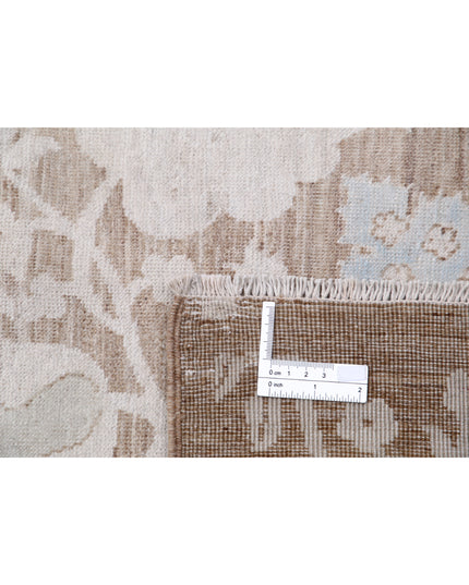 Artemix 7' 8" X 10' 1" Hand Knotted Wool Rug 7' 8" X 10' 1" (234 X 307) / Brown / Wool