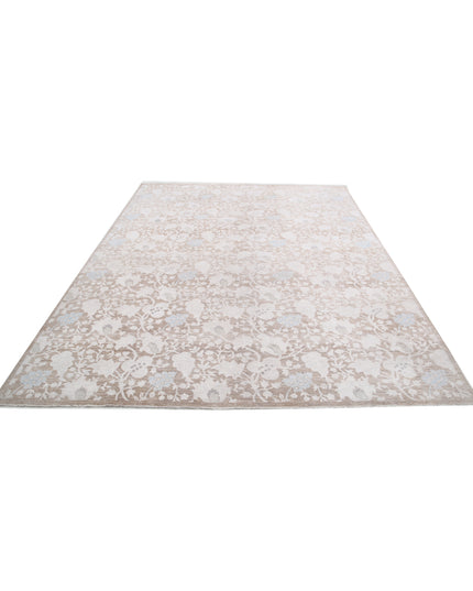 Artemix 7' 8" X 10' 1" Hand Knotted Wool Rug 7' 8" X 10' 1" (234 X 307) / Brown / Wool