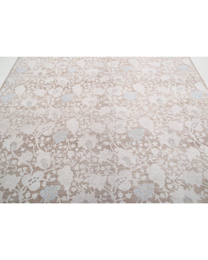 Artemix 7' 8" X 10' 1" Hand Knotted Wool Rug 7' 8" X 10' 1" (234 X 307) / Brown / Wool