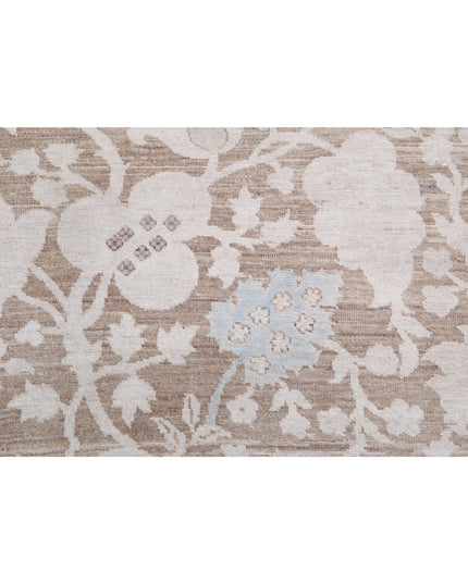 Artemix 7' 8" X 10' 1" Hand Knotted Wool Rug 7' 8" X 10' 1" (234 X 307) / Brown / Wool