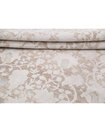 Artemix 7' 8" X 10' 1" Hand Knotted Wool Rug 7' 8" X 10' 1" (234 X 307) / Brown / Wool