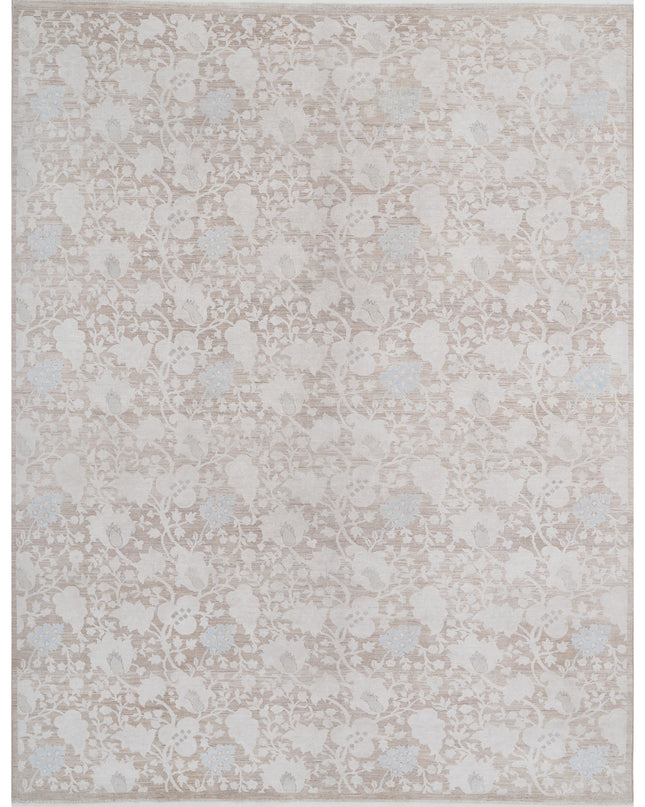 Artemix 7' 8" X 10' 1" Hand Knotted Wool Rug 7' 8" X 10' 1" (234 X 307) / Brown / Wool