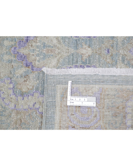 Artemix 7' 10" X 9' 10" Hand Knotted Wool Rug 7' 10" X 9' 10" (239 X 300) / Grey / Wool