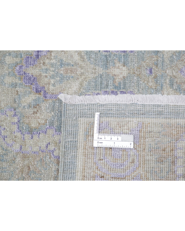 Artemix 7' 10" X 9' 10" Hand Knotted Wool Rug 7' 10" X 9' 10" (239 X 300) / Grey / Wool