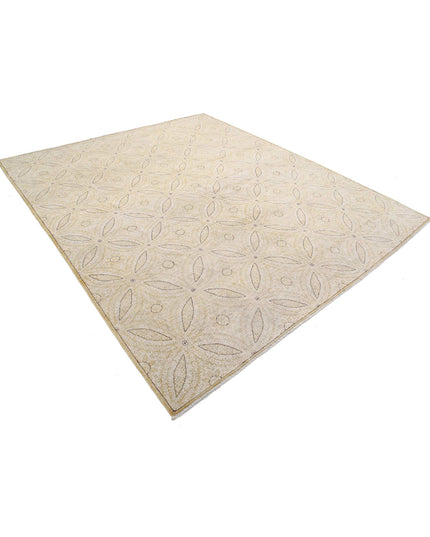 Artemix 8' 1" X 9' 8" Hand Knotted Wool Rug 8' 1" X 9' 8" (246 X 295) / Gold / Wool