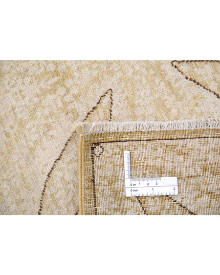 Artemix 8' 1" X 9' 8" Hand Knotted Wool Rug 8' 1" X 9' 8" (246 X 295) / Gold / Wool