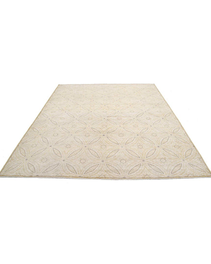 Artemix 8' 1" X 9' 8" Hand Knotted Wool Rug 8' 1" X 9' 8" (246 X 295) / Gold / Wool