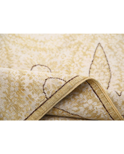 Artemix 8' 1" X 9' 8" Hand Knotted Wool Rug 8' 1" X 9' 8" (246 X 295) / Gold / Wool