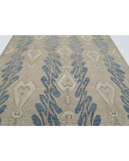 Artemix 8' 10" X 11' 6" Hand Knotted Wool Rug 8' 10" X 11' 6" (269 X 351) / Taupe / Wool
