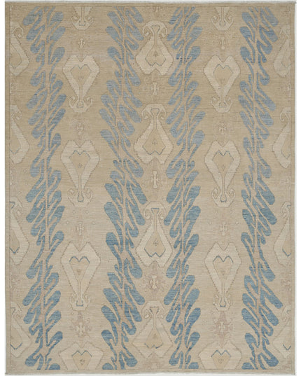 Artemix 8' 10" X 11' 6" Hand Knotted Wool Rug 8' 10" X 11' 6" (269 X 351) / Taupe / Wool