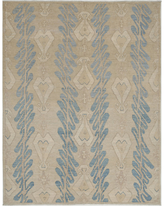 Artemix 8' 10" X 11' 6" Hand Knotted Wool Rug 8' 10" X 11' 6" (269 X 351) / Taupe / Wool