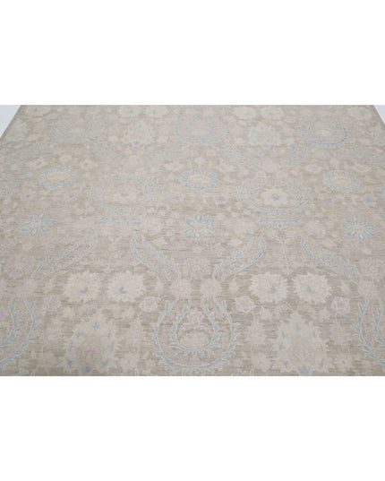 Artemix 7' 11" X 9' 9" Hand Knotted Wool Rug 7' 11" X 9' 9" (241 X 297) / Taupe / Wool