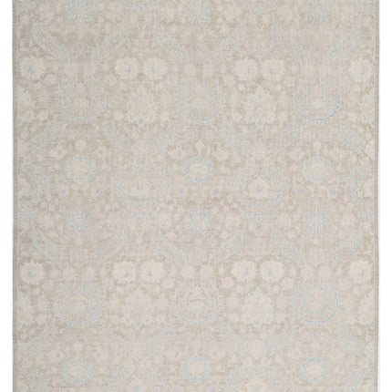 Artemix 7' 11" X 9' 9" Hand Knotted Wool Rug 7' 11" X 9' 9" (241 X 297) / Taupe / Wool