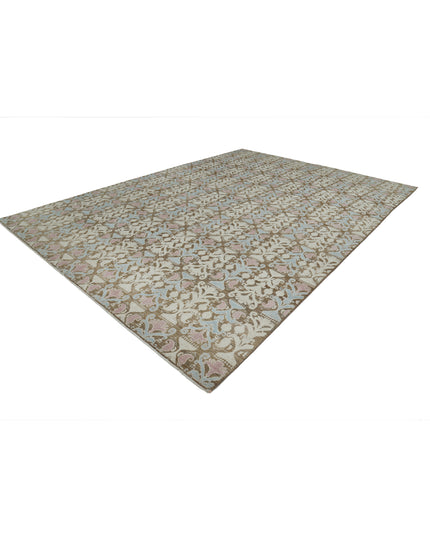 Artemix 9' 9" X 13' 6" Hand Knotted Wool Rug 9' 9" X 13' 6" (297 X 411) / Brown / Wool